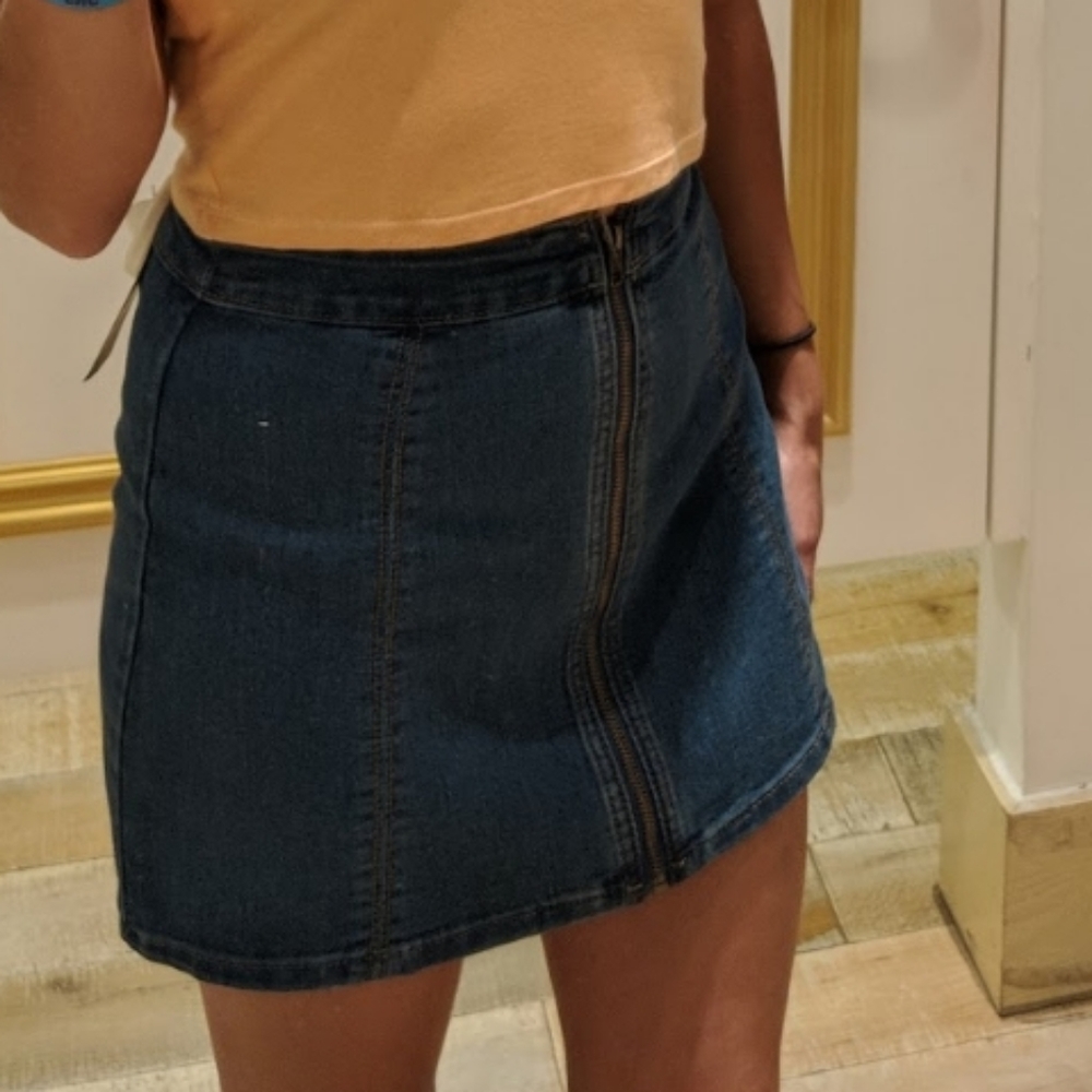 Forever 21 Jean Mini Skirt